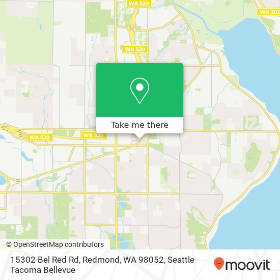 15302 Bel Red Rd, Redmond, WA 98052 map