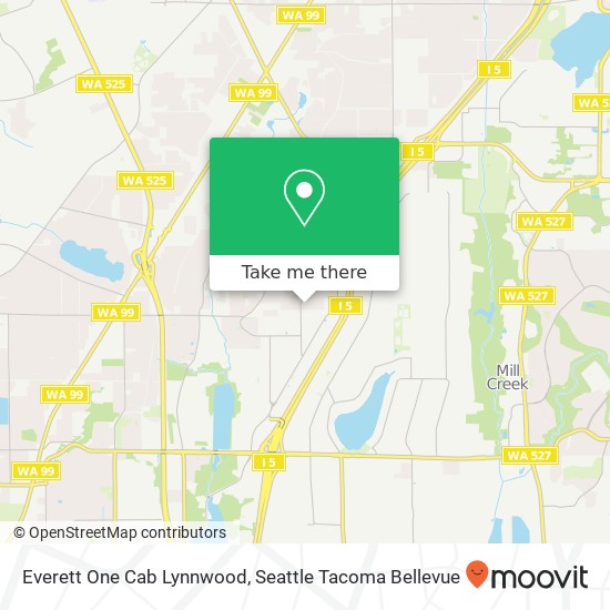 Mapa de Everett One Cab Lynnwood