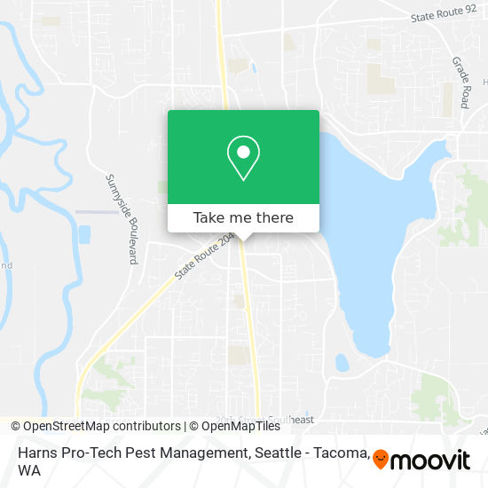 Mapa de Harns Pro-Tech Pest Management