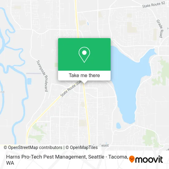 Mapa de Harns Pro-Tech Pest Management