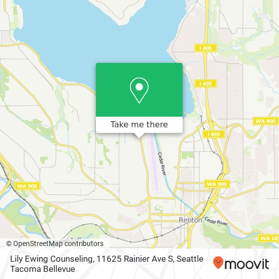 Lily Ewing Counseling, 11625 Rainier Ave S map