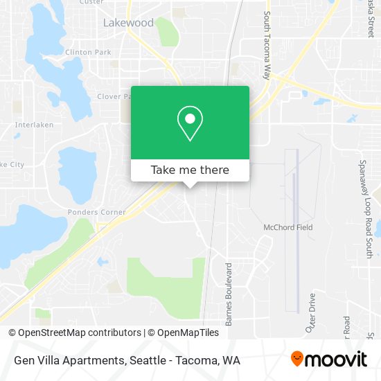 Gen Villa Apartments map