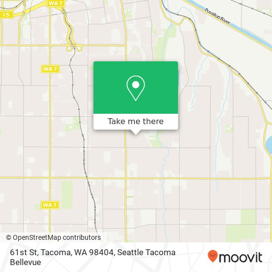 61st St, Tacoma, WA 98404 map