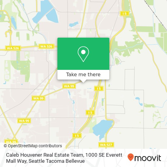 Mapa de Caleb Houvener Real Estate Team, 1000 SE Everett Mall Way