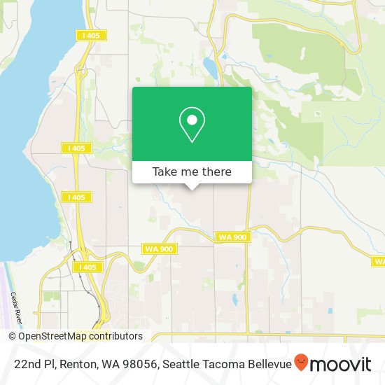 22nd Pl, Renton, WA 98056 map