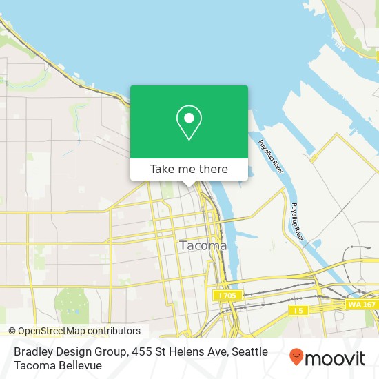Mapa de Bradley Design Group, 455 St Helens Ave