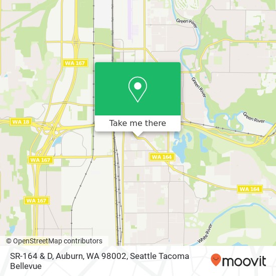 Mapa de SR-164 & D, Auburn, WA 98002