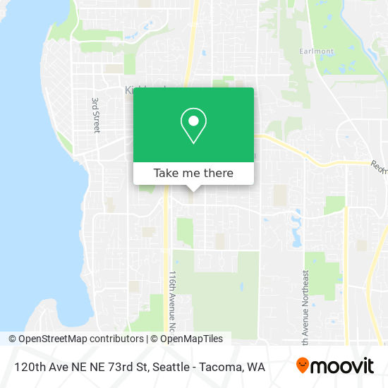 Mapa de 120th Ave NE NE 73rd St