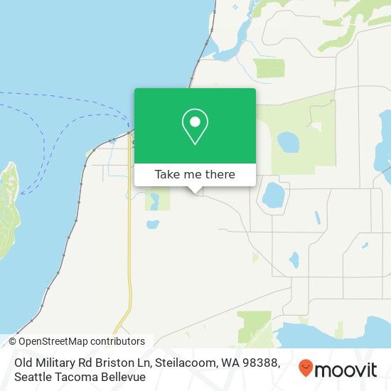 Old Military Rd Briston Ln, Steilacoom, WA 98388 map