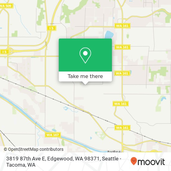 3819 87th Ave E, Edgewood, WA 98371 map