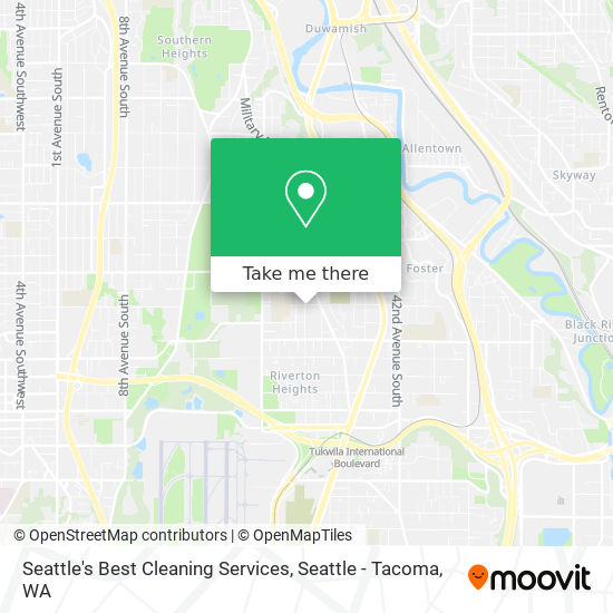 Seattle's Best Cleaning Services map