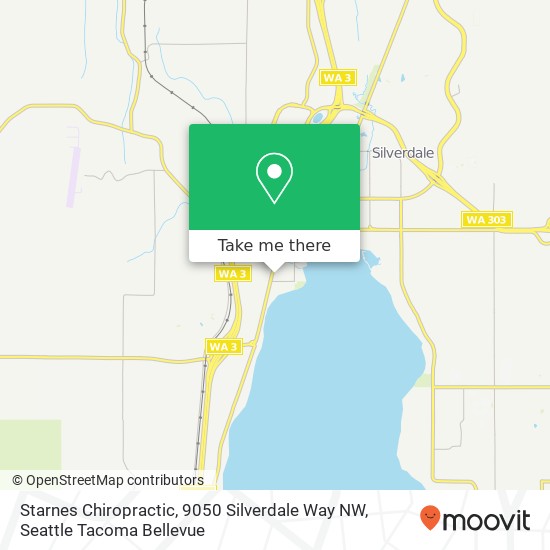 Mapa de Starnes Chiropractic, 9050 Silverdale Way NW