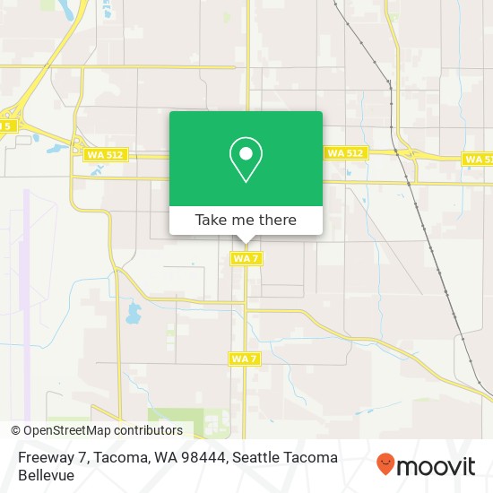 Freeway 7, Tacoma, WA 98444 map