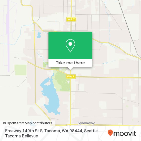 Freeway  149th St S, Tacoma, WA 98444 map