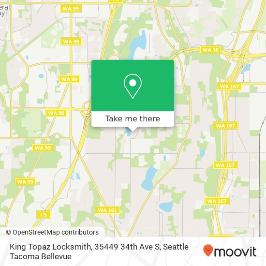 King Topaz Locksmith, 35449 34th Ave S map