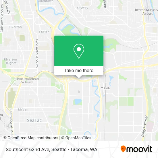 Mapa de Southcent 62nd Ave