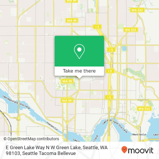 E Green Lake Way N W Green Lake, Seattle, WA 98103 map
