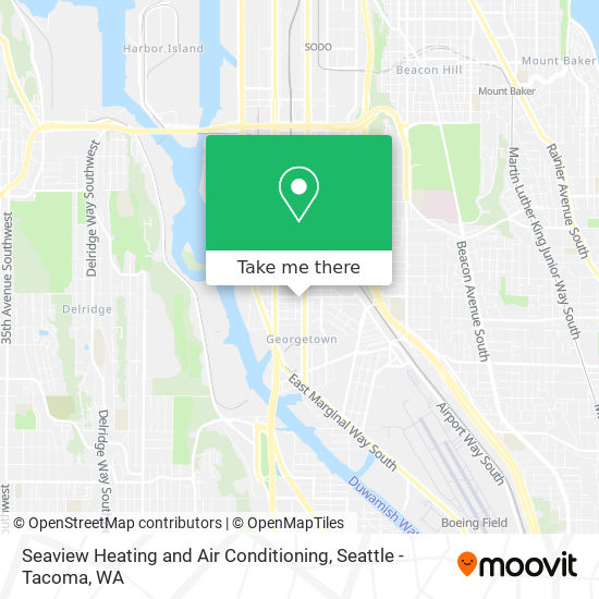 Seaview Heating and Air Conditioning map