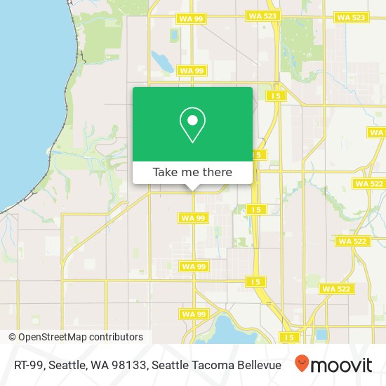 Mapa de RT-99, Seattle, WA 98133