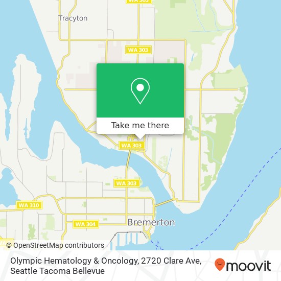 Olympic Hematology & Oncology, 2720 Clare Ave map