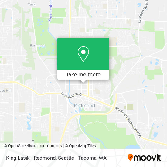 King Lasik - Redmond map