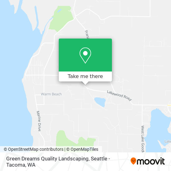 Green Dreams Quality Landscaping map