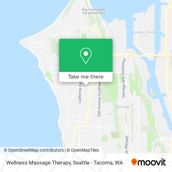Wellness Massage Therapy map