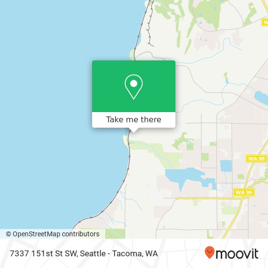 Mapa de 7337 151st St SW, Edmonds, WA 98026