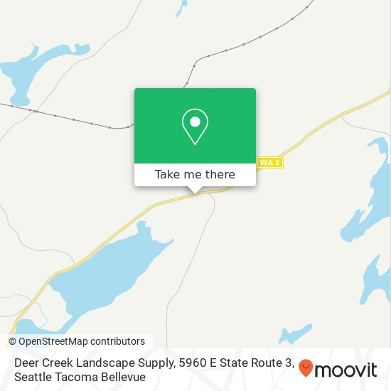 Mapa de Deer Creek Landscape Supply, 5960 E State Route 3