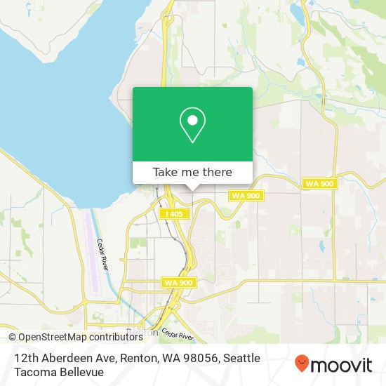 12th Aberdeen Ave, Renton, WA 98056 map