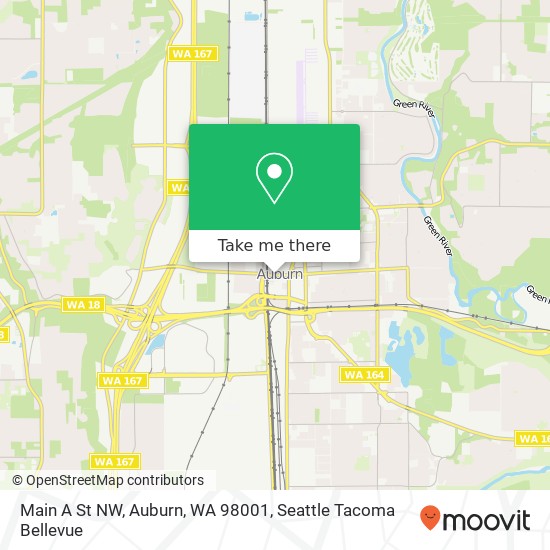 Main A St NW, Auburn, WA 98001 map