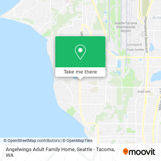 Angelwings Adult Family Home map