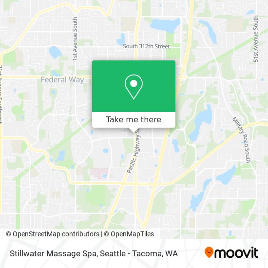 Stillwater Massage Spa map