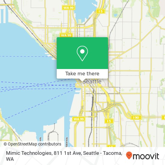 Mapa de Mimic Technologies, 811 1st Ave