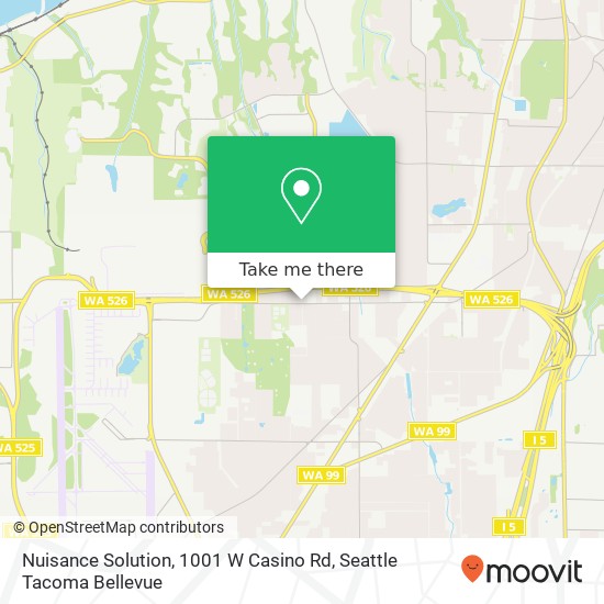 Mapa de Nuisance Solution, 1001 W Casino Rd