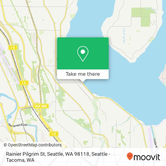 Rainier Pilgrim St, Seattle, WA 98118 map