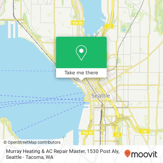 Murray Heating & AC Repair Master, 1530 Post Aly map