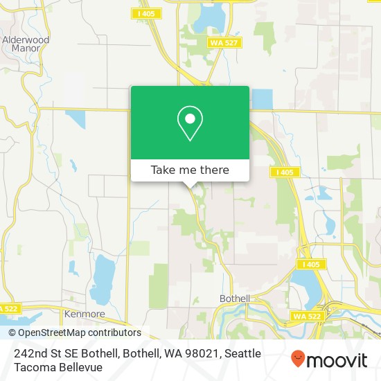 242nd St SE Bothell, Bothell, WA 98021 map