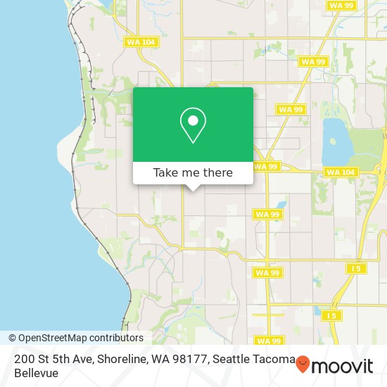 200 St 5th Ave, Shoreline, WA 98177 map