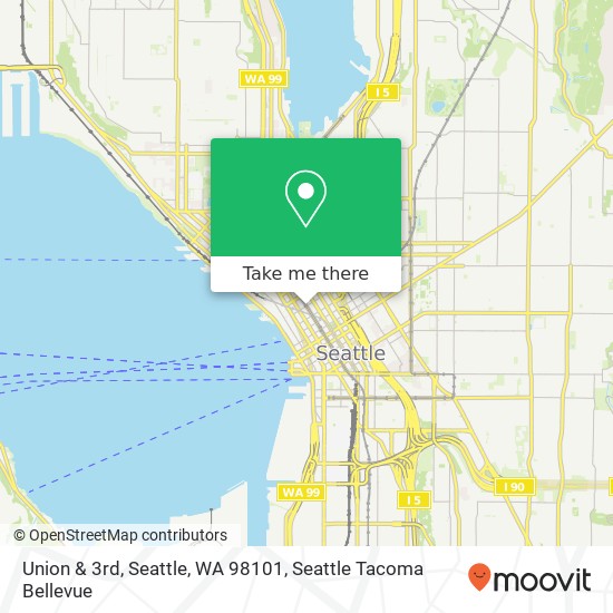 Mapa de Union & 3rd, Seattle, WA 98101