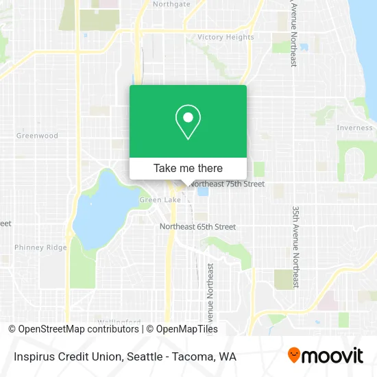 Mapa de Inspirus Credit Union