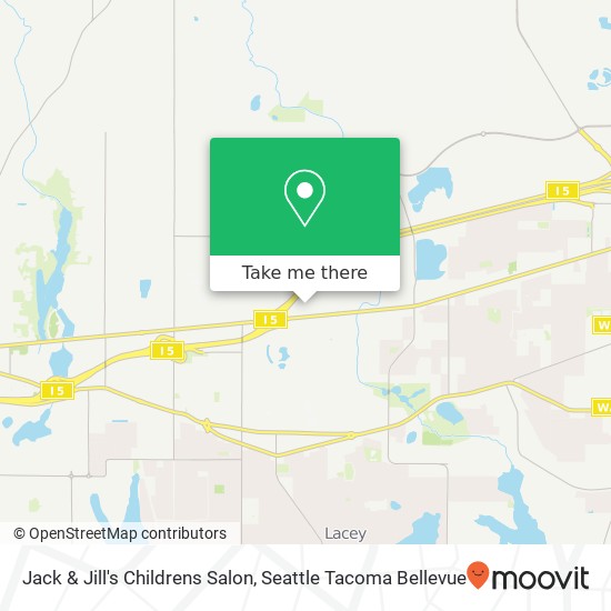 Mapa de Jack & Jill's Childrens Salon