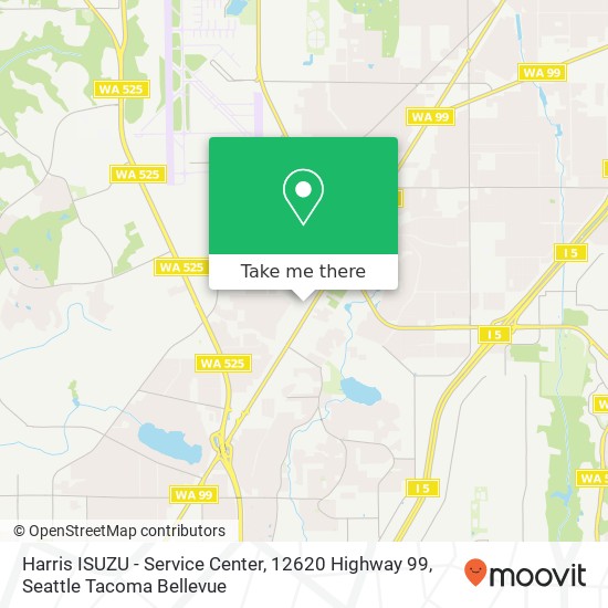 Harris ISUZU - Service Center, 12620 Highway 99 map