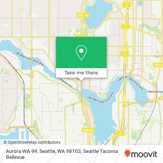 Aurora WA-99, Seattle, WA 98103 map