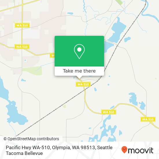 Mapa de Pacific Hwy WA-510, Olympia, WA 98513