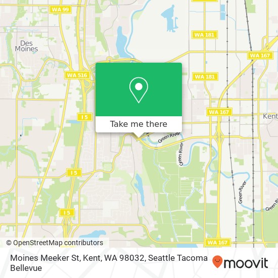 Moines Meeker St, Kent, WA 98032 map