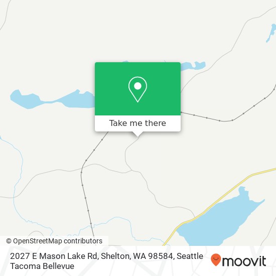 Mapa de 2027 E Mason Lake Rd, Shelton, WA 98584