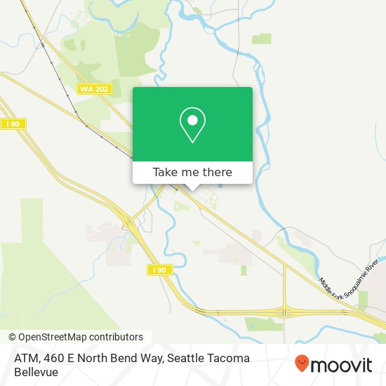 ATM, 460 E North Bend Way map