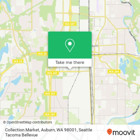 Mapa de Collection Market, Auburn, WA 98001
