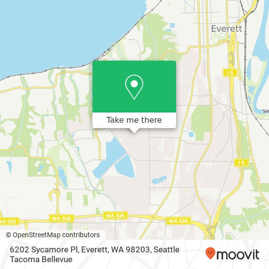 6202 Sycamore Pl, Everett, WA 98203 map